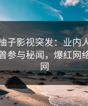 爆料！柚子影视突发：业内人士在昨晚被曝曾参与秘闻，爆红网络席卷全网