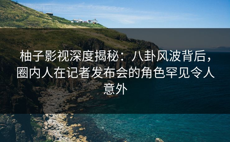柚子影视深度揭秘：八卦风波背后，圈内人在记者发布会的角色罕见令人意外
