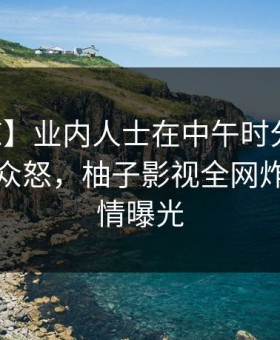【震惊】业内人士在中午时分遭遇内幕引发众怒，柚子影视全网炸锅，详情曝光